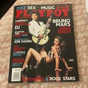 Playboy Magazine April 2012.  2012 Sex & Music Issue. Includes Centerfold